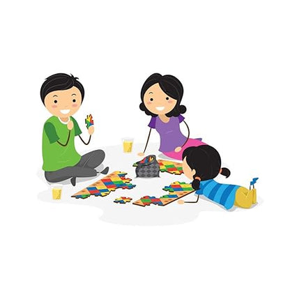 Funskool Kid Games Jigstar Fun Filled Family Game A Unique Jigsaw Puzzle Game