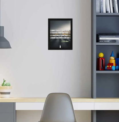 ArtX Paper Motivational Inspirational Quotes Only Those Framed Wall Art Painting