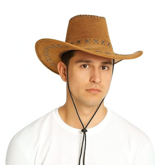 Wanna Party Brown Cowboy Hat