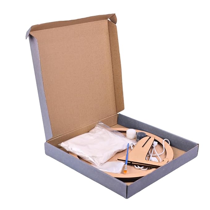 Hobby India Diy Moon Lamp Kit Wall Mural With Night Light | Home Decor