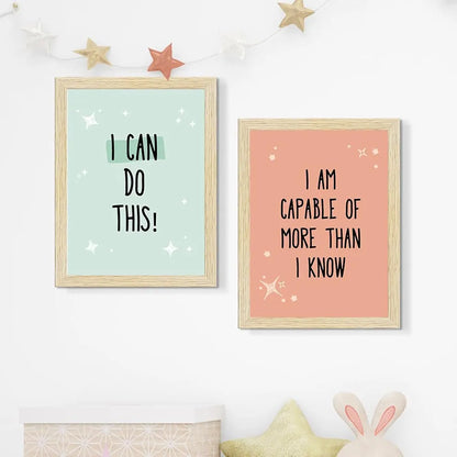 ArtX Paper Motivational-04 Quotes Wall Paintings Set of 6