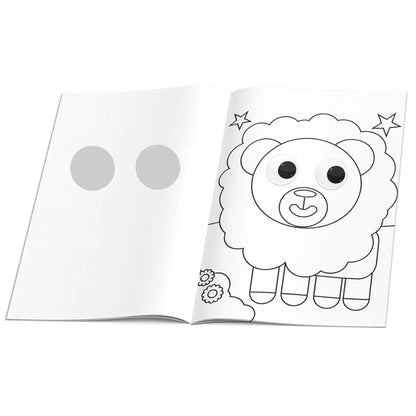 Googly Eyes Animals World Colouring Book for Kids I Animals World Activity Book featuring Adorable Characters with Oversized Googly Eyes I Perfect Gift I Fun Colouring Activity Book by Majestic Book Club
