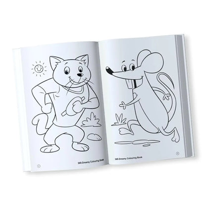365 Dreamy Colouring Book for Kids | Jumbo Colouring & Activity Book with 368 Pages | Fun Gift for Boys & Girls Ages 3+ | Improves Creativity, Focus & Fine Motor Skills By Majestic Book Club
