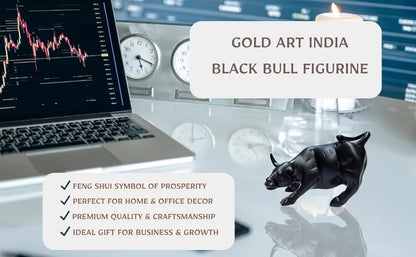 Gold Art India Bull Black