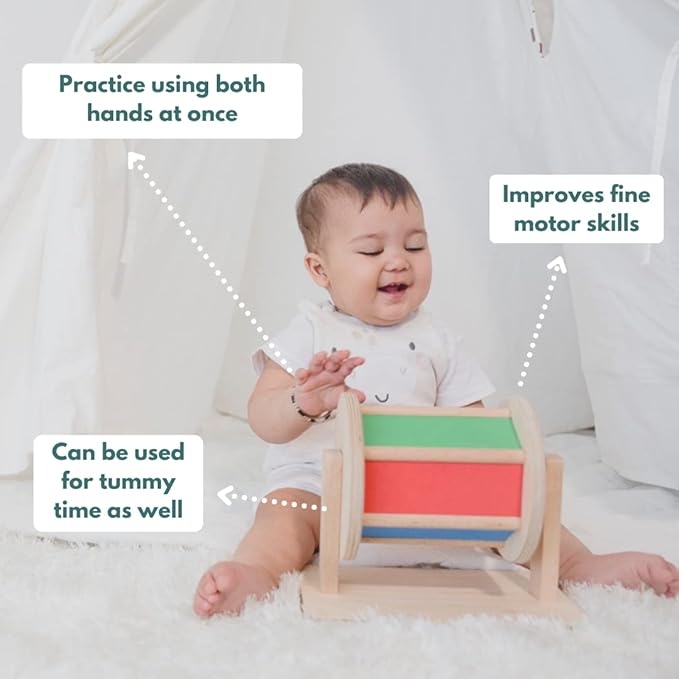 Curious Cub Montessori Learning Blocks Wooden Toys Box | Box 3 | Improve & Develop Language Memory Skills