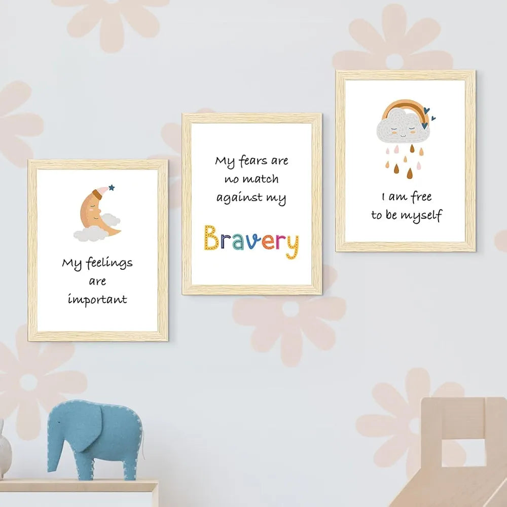 ArtX Paper Motivational-04 Quotes Wall Paintings Set of 6