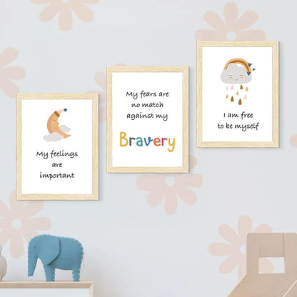 ArtX Paper Motivational-04 Quotes Wall Paintings Set of 6