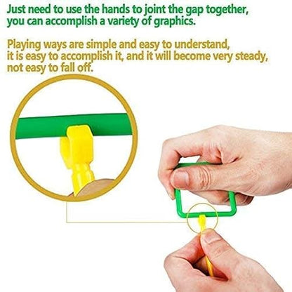 FunBlast Building Block Toy for Kids Creative Educational Toys Geometric Block Building