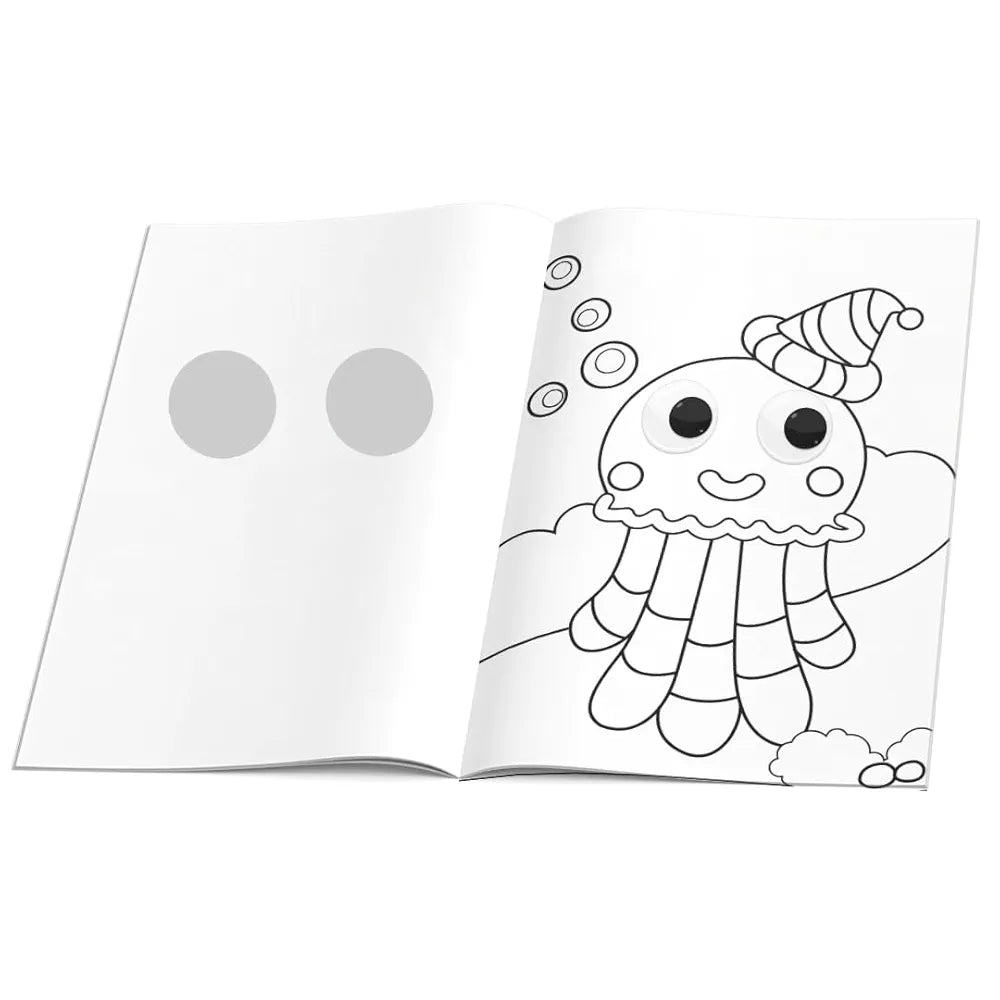 Googly Eyes Animals World Colouring Book for Kids I Animals World Activity Book featuring Adorable Characters with Oversized Googly Eyes I Perfect Gift I Fun Colouring Activity Book by Majestic Book Club