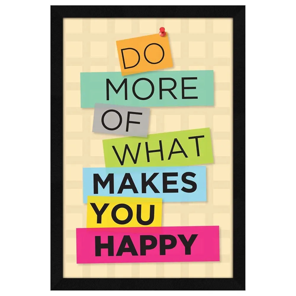 ArtX Paper Motivational Quotes Framed Wall Art Painting