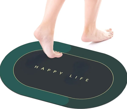 Status Contract Happy Life Water Absorbing Mat for Bathroom Colour Happy Life