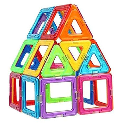 FunBlast 52 PCS Mag Magic for Kids 3D Magnetic Building Blocks Stacking & Balancing Blocks Set for Brain Development
