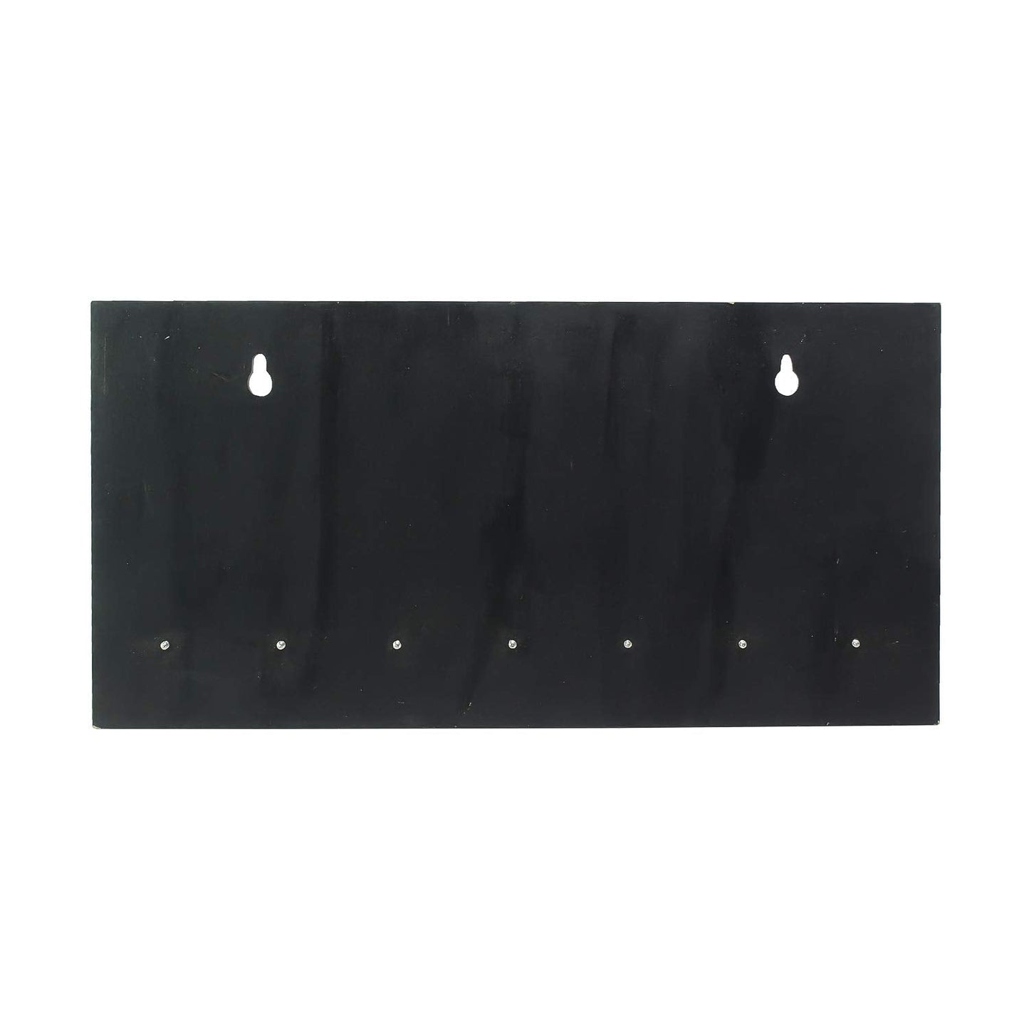 Ecraftindia Lord Ganesha Theme Wooden Key Holder for Wall With 7 Key Hooks