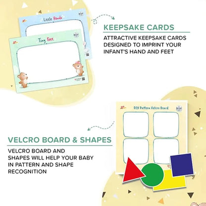 ClassMonitor Learning Educational Kit with Free Mobile App,Preschool Home-Learning Kit,Comes with 40+ Flash Cards,20 Milestone Cards,DIY Hanging Mobile,Shape