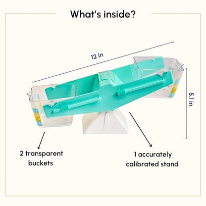 Curious Cub Montessori Balance Scale Toy for Kids | Balance Game Toy | Educational Number Learning Toy | Early Brain Development