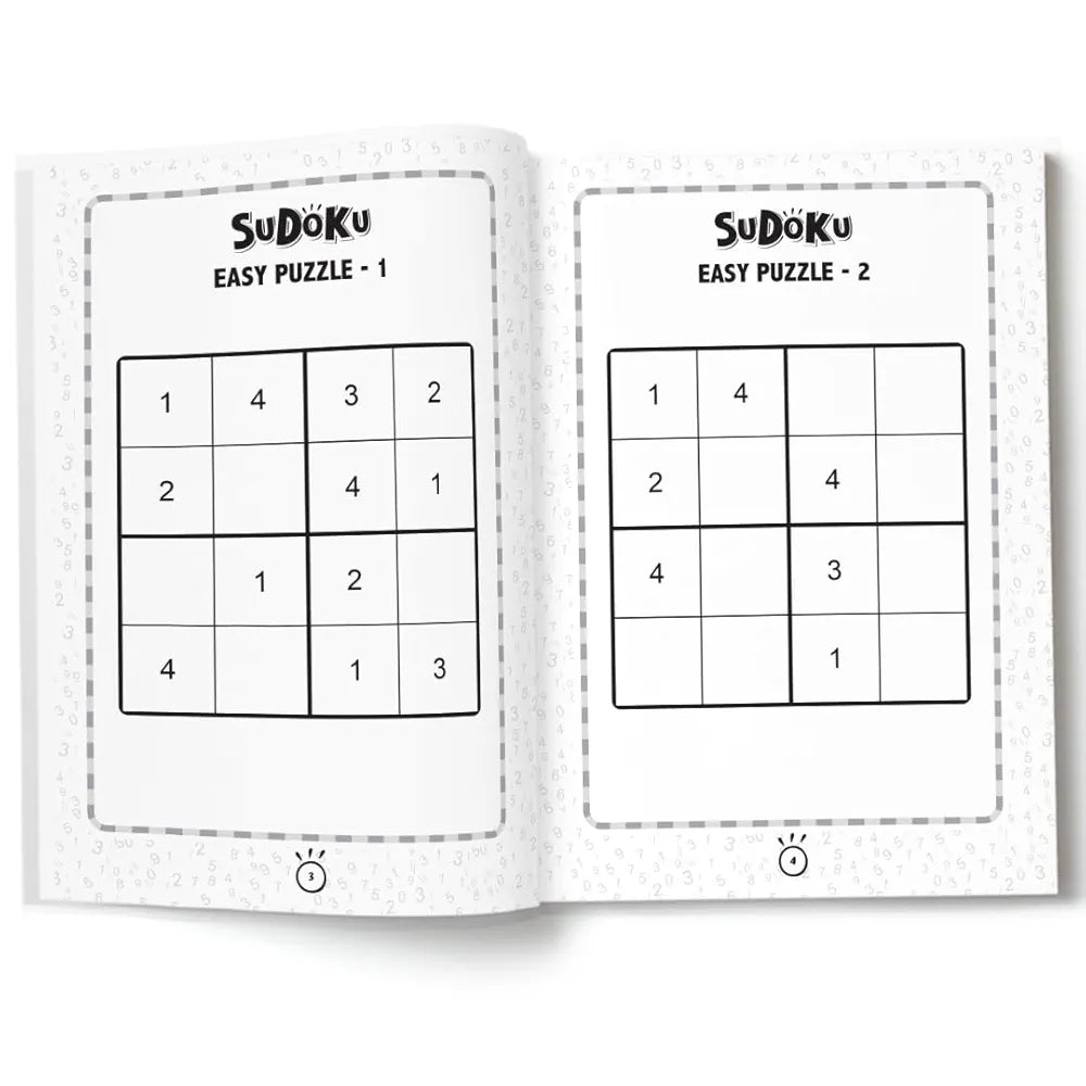 Sudoku Level 1 Easy for Kids  - Ultimate Brain Games: 120+ Simple Brain-Boosting Puzzles for Young Minds - | The Book Tree Books