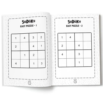 Sudoku Level 1 Easy for Kids  - Ultimate Brain Games: 120+ Simple Brain-Boosting Puzzles for Young Minds - | The Book Tree Books