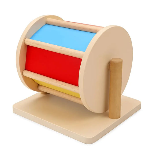 Tantrums Wooden Rainbow Wheel Toy for Infant to Build Hand Eye Concentration Motor Skills I Multicolor Rainbow Spinner