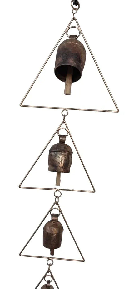 Tej Gifts Metal Bell Wind Chime for Balcony Home 7 Bells Design 2