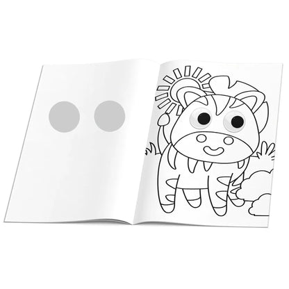 Googly Eyes Animals World Colouring Book for Kids I Animals World Activity Book featuring Adorable Characters with Oversized Googly Eyes I Perfect Gift I Fun Colouring Activity Book by Majestic Book Club