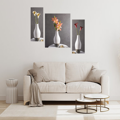 Set Of 3 Digital Wall Painting