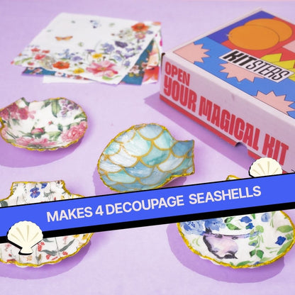 DIY Decoupage Shells Kit