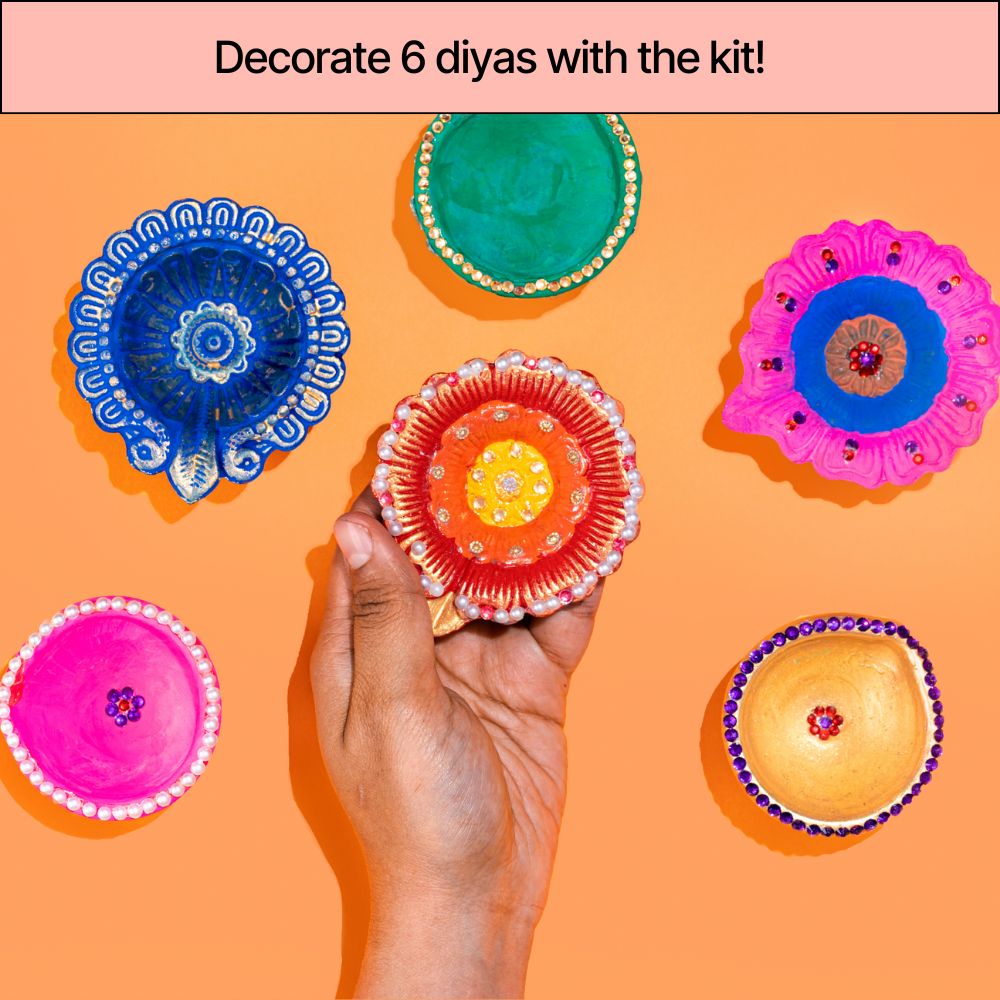 DIY Diya Decoration Kit