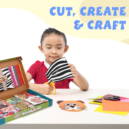 DIY SAFARI CRAFTING PACK- ALL IN ONE BUMPER KIT WITH OVER 300 PCS FOR CREATIVE CRAFTS