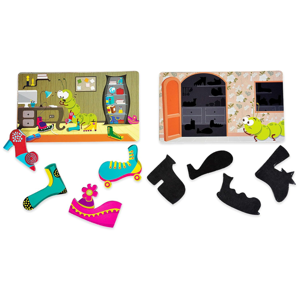 Chalk and Chuckles Caterpillar Clutter, Memory Matching Card Game | Educational Gifts for Kids