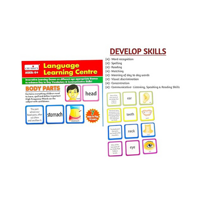 Creative's Language Learning Centre-body Parts | Knowledge About Human Body Parts | 7 Ways to Play & Learn | Ages 6 & Up Children