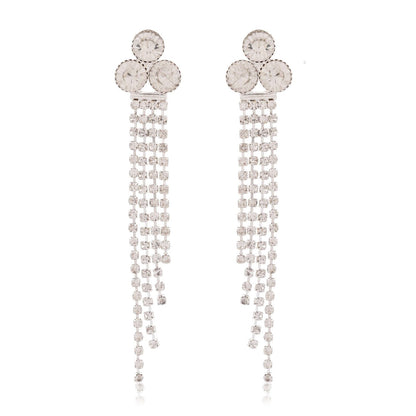 Women’s Indo Western Teardrop Shaped Party Wear Ethnic Stud Earrings for Women