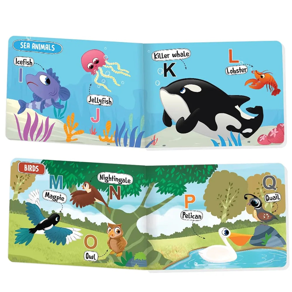 The Book Tree Picturepedia of Alphabet I Board Book for Kids Age 2+ I Bright & Colourful Pictures I Easy-to-Read Word Labels I Builds Vocabulary I Early Learning Picture Books for Children by Majestic Book Club