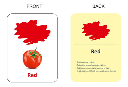 Gurukanth® Premium Colours & Shapes Flash Cards for Kids Early Learning | Easy & Fun Way of Learning 1 Year to 6 Years Babies Smart Toys