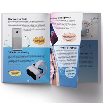 Majestic Book Club’s Big Book of Science and Technology | Fact Book for Kids Age 8+ | 365 Amazing Facts | Fun and Educational Encyclopedia