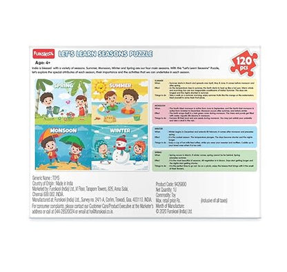 Funskool Play & Learn Funskool Play & Learn Seasons Educational 120 Pieces Puzzle