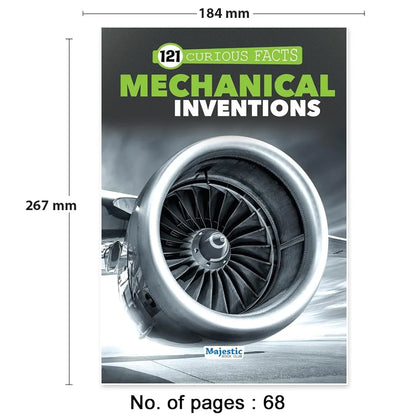 121 Mechanical Inventions Facts Book for Kids Ages 8+ – Educational Paperback wit Colourful Images & Bold Text – 121 Curious Facts for All Ages by Majestic Book Club
