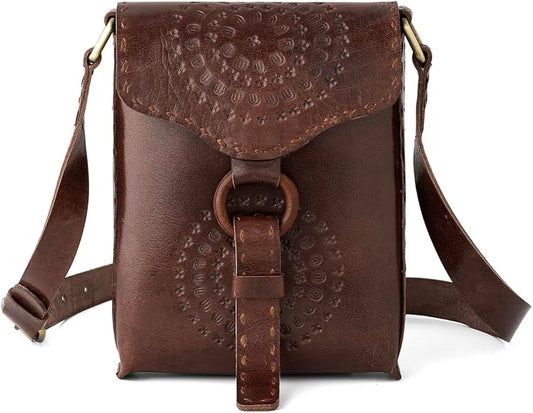 Goatter Genuine Leather Handmade Girls And Women’s Small Cross Body Sling Bag For Daily Use