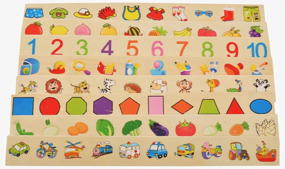 Trinkets & More Knowledge Classification Box  Puzzles Brain Teaser 80 Pieces Educational Toys Kids 3+ Years.