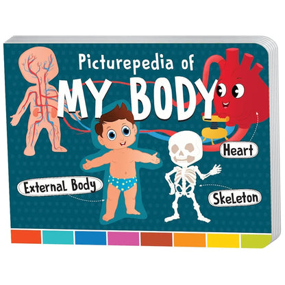 The Book Tree Picturepedia of My Body I Board Book for Kids Age 2+ I Bright & Colourful Pictures I Easy-to-Read Word Labels I Builds Vocabulary I Early Learning Picture Books for Children by Majestic Book Club