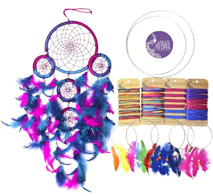 Asian Hobby Crafts DIY Dream Catcher Kit | Large