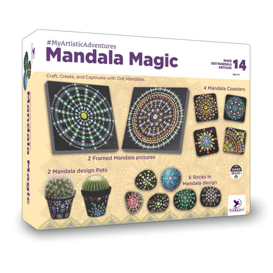TOYKRAFTT Mandala Magic Art and Craft Kit for Girls 9-12| Gifts for Girls| Mandala Art Kit| Dot Mandala Kit