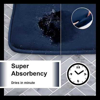 BSB Home All Purpose Non Slip Anti-Skid Memory Foam Door Mat Kitchen Runner Super Absorbent Quick
