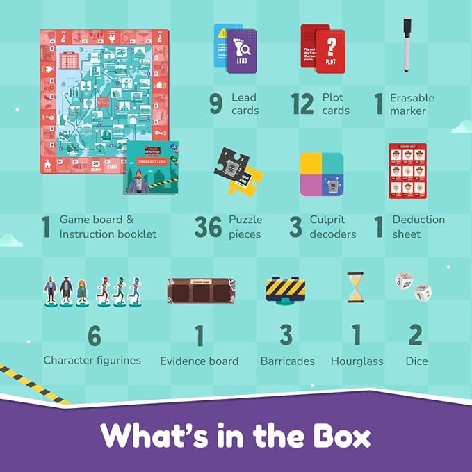 Bloomingo Pretend Play Kit Young Detective New York Files | Become a Detective & Solve Thrilling Mysteries in Newyork