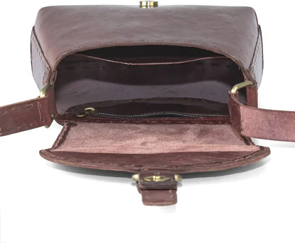 Goatter Genuine Leather Crossbody Sling Bag For Women's