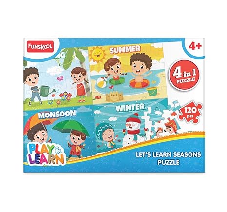 Funskool Play & Learn Funskool Play & Learn Seasons Educational 120 Pieces Puzzle