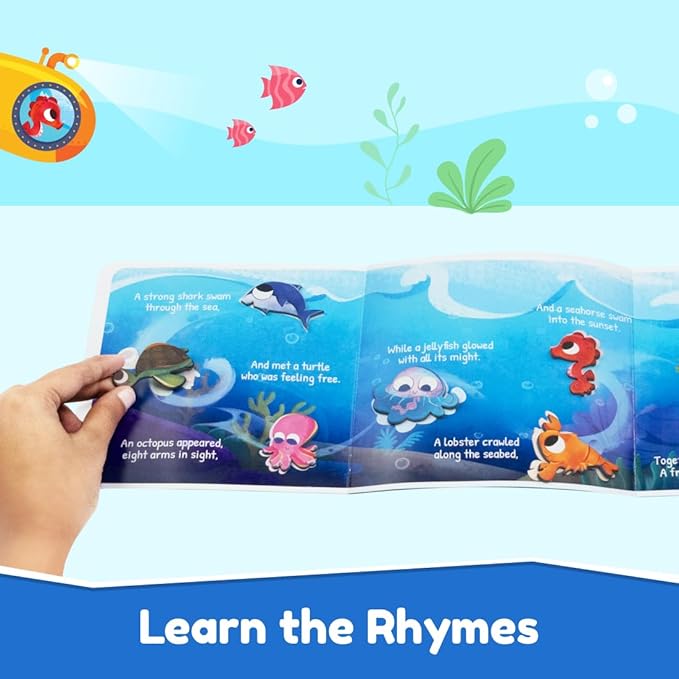 Bloomingo Puzzle Kit for Kids | Mommy and Me | A Happy Farm Family | Under the Sea