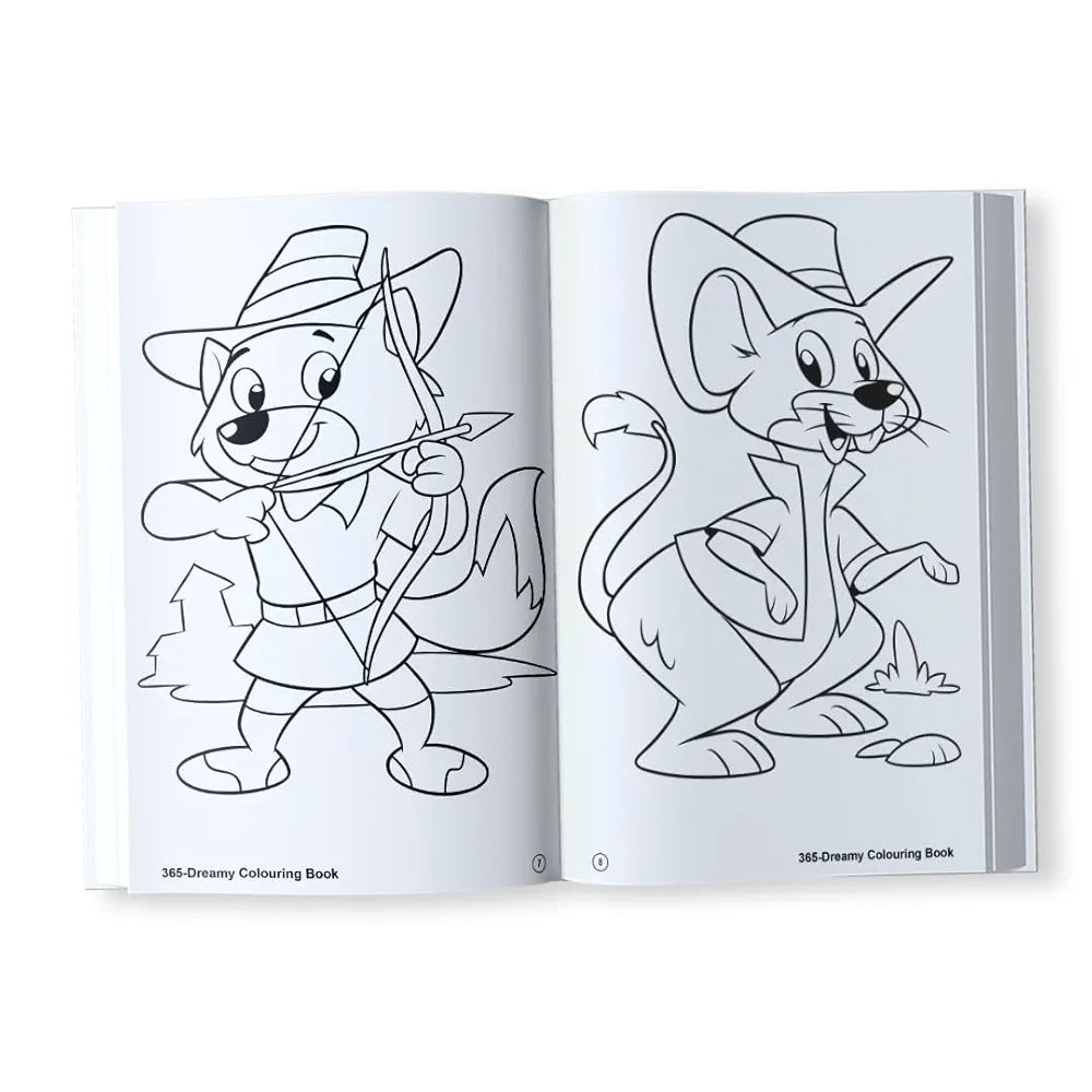 365 Dreamy Colouring Book for Kids | Jumbo Colouring & Activity Book with 368 Pages | Fun Gift for Boys & Girls Ages 3+ | Improves Creativity, Focus & Fine Motor Skills By Majestic Book Club