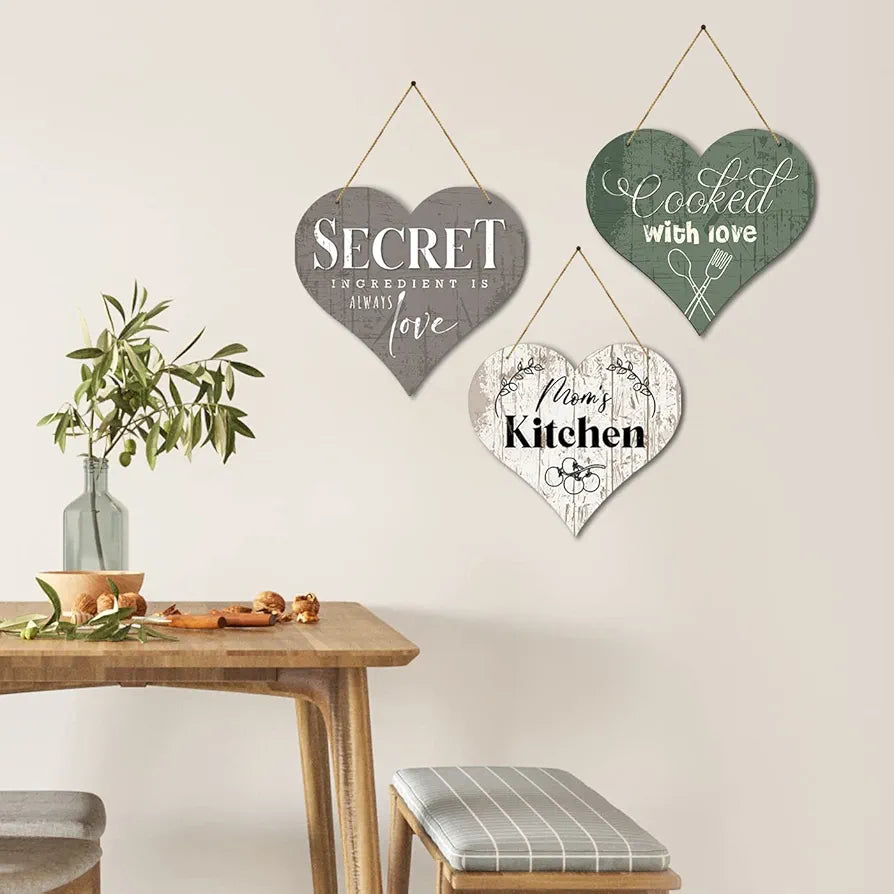Kotart Modern Coocked With Love Wall Hangings For Living Room ART 2