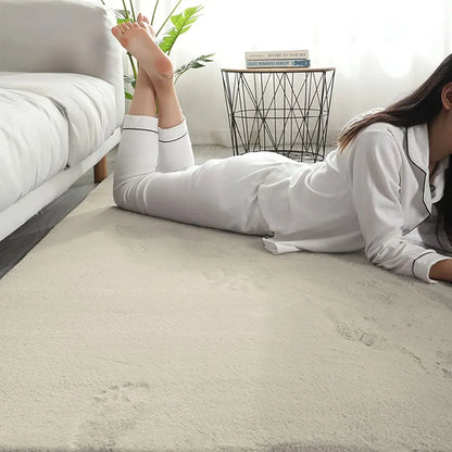 Luxe Home International Ruffle Floor Rug Floor 3 X 5 Ft Colour Beige