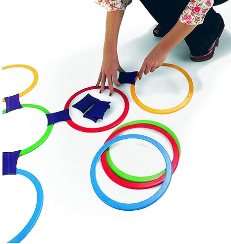 FunBlast Hopscotch Active Indoor Play with Rings Game for Kids Unicorn Hopscotch Game Educational